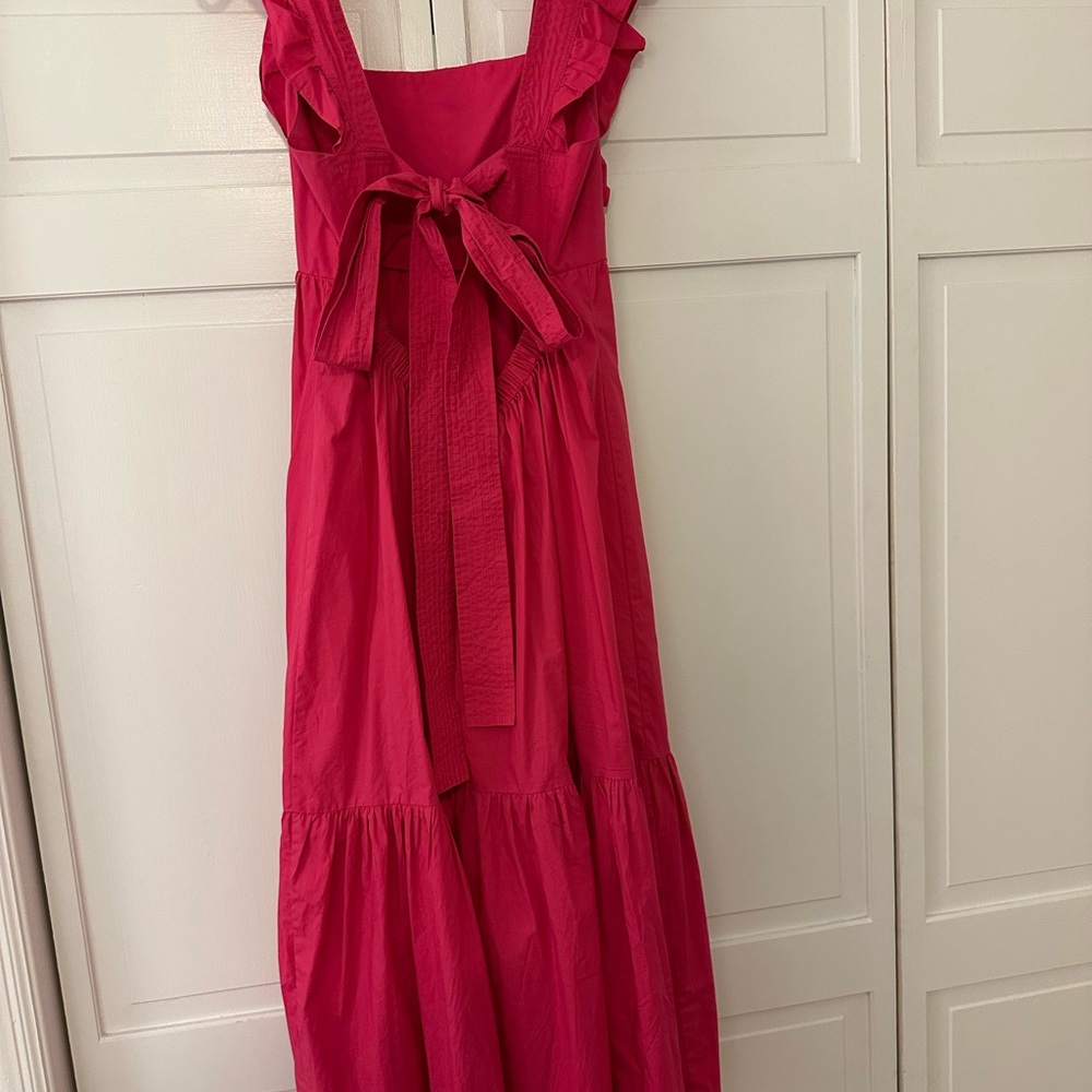 Pink O.P.T Ruffle Maxi Dress - Picture 3 of 4